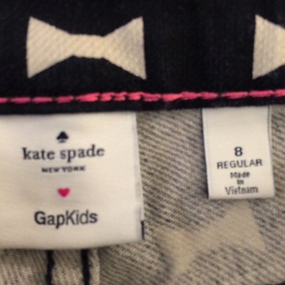 Kate Spade gap kids bow jeans - Picture 3 of 5